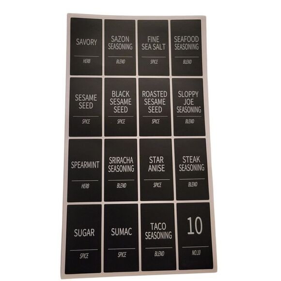 Spice and Baking Label Set - Picture 10 of 12